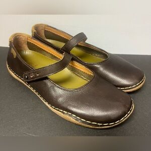Camper- Ballerina Flats,‎ Size:38, Brown/Tan, Pre- Owned